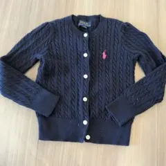Polo Ralph Lauren ネイビー カーディガン 4/4T
