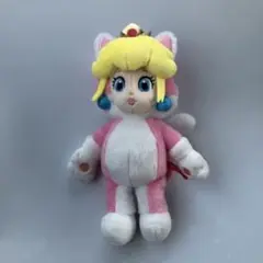 ネコ ピーチ ぬいぐるみ マスコット