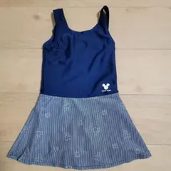 ミッキーマウス 水着 女の子用 ネイビー