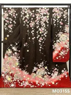 振袖 金通し 金駒 金彩 桜 紋意匠 身丈160cm 撥水加工済 MO3418 | Mercari