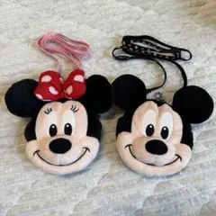 ディズニーランド ミッキー ミニー ポシェット セット パスケース