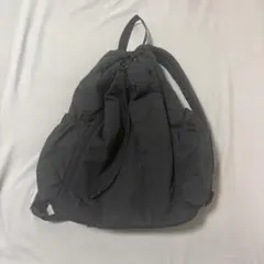 ドローストリング バックパック ブラックのサムネイル