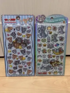 トムとジェリー ポップシール　プチドロップ２枚セット
