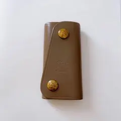 ILBISONTE イルビゾンテ　レザー　キーケース　ミドルグレー