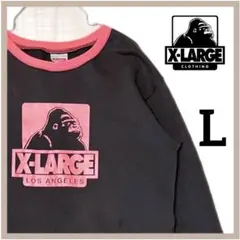 【レアモデル】エクストララージ ビッグロゴ リンガースウェットプルオーバー L