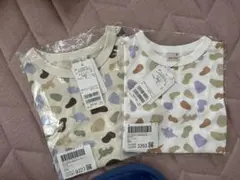 petit main 恐竜柄 Tシャツ 80センチ　120センチ　お揃い