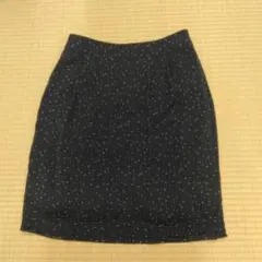 COMME CA DU MODE タイトスカート ブラック ドット柄 11号のサムネイル