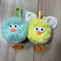 ぶるぶる　ケドリ。　ぬいぐるみ　マスコット 2個セット