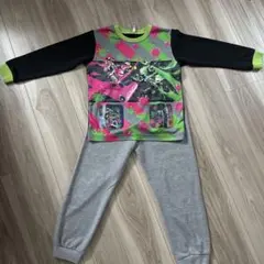 光るスプラトゥーン2パジャマ 130cmパジャマ上下セット男の子