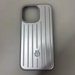RIMOWA シルバー iPhoneケース 13pro 美品 希少