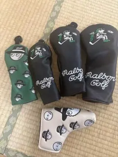 Malbon Golf ヘッドカバー 5点セット