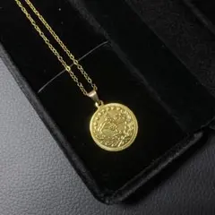 ❤️早い者勝ち❤️ネックレス　アクセサリー　ゴールド　ペンダント　トップ　コインイ