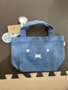 HAPITAS ×ミッフィー　ミニトートバッグ　フェイスブルー