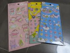 たまごっちぷっくりシールとクレヨンしんちゃんぷっくりシール　3点セット！