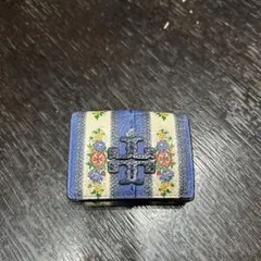 A*中様 TORY BURCH 花柄 三つ折り財布