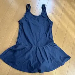 サニーハグ　ネイビー フレアスカート 水着 女の子用　140