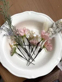 ウェディング 成人式 ヘッドドレス 花飾り