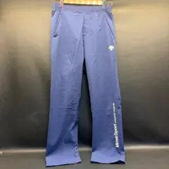 ♡Ad左1011 DESCENTE ギンガムチェッククロス ロングパンツのサムネイル