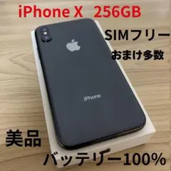 【美品】 iPhone X 256GB simフリー