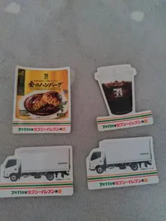 セブンイレブン　ステッカー　4枚セットのサムネイル