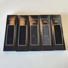 【新品】Burberry メンズリブ編みソックス 5足セット 25cm