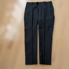 ダークグレー チェック柄 スラックス男性用クリーニング済み