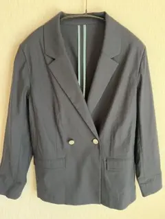 BEAUTY BASIC ネイビーテーラードジャケット M