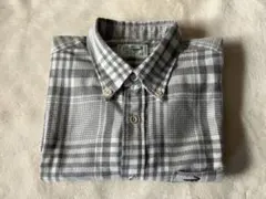 Crocodile クロコダイル　メンズ　ネル　長袖シャツ　２Ｌ　ボタンダウン