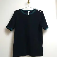 HK WORKS LONDON 半袖カットソー ネイビー Lのサムネイル