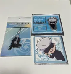 呪術廻戦　カフェ　懐玉・玉折　五条悟 アクリルスタンド　キーホルダー　コースター