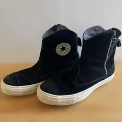 コンバース　converse ハイカット　スエード　ブラック　24.5
