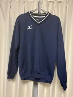 美品ミズノ☆VネックスウェットシャツM☆ 男女兼用　テニス　バドミントン