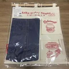 【新品】SWIMMER ティッシュケース付きウォールポケット