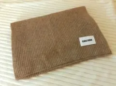 ★【最終値下げ】KASTANE ベージュ リブ編み ストール マフラーのサムネイル
