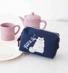 ポール アンド ジョー アクセソワ CANVASジプシー　ブルーポーチ新品