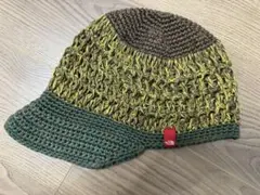 【美品】NORTH FACE ヘンプ キャップ 　ニット帽 キャスケット