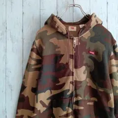USA輸入 古着 LEVI’S 迷彩 ジップアップパーカー Sサイズ