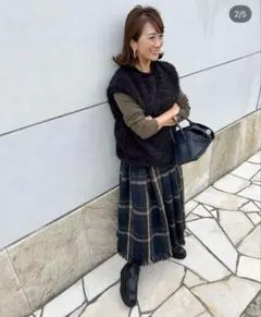 ロージーモンスター　ジレ　ベスト Chesty ファーベスト ジレ ロージーモンスター セブンテン