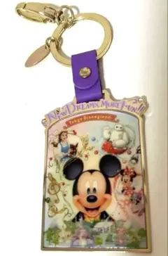 【レア】東京ディズニーランド　キーチェーン　ミッキー　ミニー　ベル　Disney