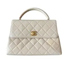 【超美品】 シャネル ケリーバッグ キャビアスキン ＃152 CHANEL シャネル ケリー型ハンドバッグ キャビアスキン ブラック