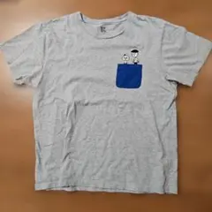 gianiph グレー ポケットTシャツ L ちびまる子ちゃん