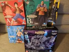 一番くじ ワンピース フィギュア ルフィ クロコダイル ルッチ エネル