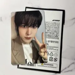 ATEEZ MIGHTEEZ ユノ ポップアップ 5万ウォン 購入特典 トレカ
