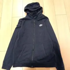 NIKE紺色 メンズ ジップアップパーカーL122番