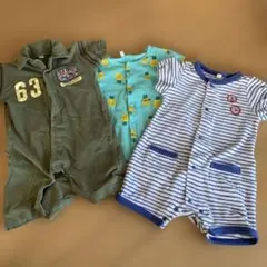 半袖ロンパース3点セット 80cm