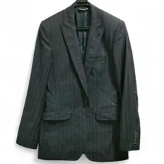 46 DOLCE＆GABBANA ウール100％ ジャケット アウター ネイビー