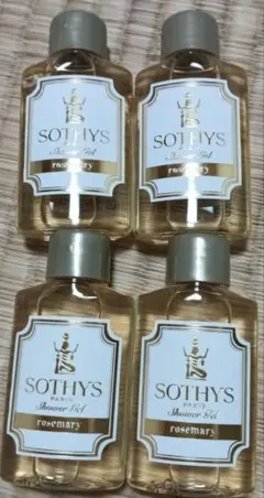 SOTHYS 4개 세트 소티스 샤워 젤
