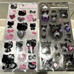 【正規品、新品】キラキララインストーンシール　2種セット