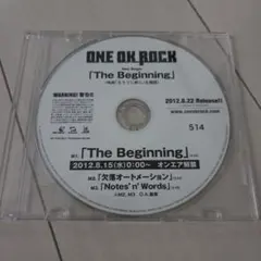 激レア　非売品　ONE OK ROCK　The Beginning　販促用