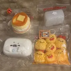 スクイーズ 4点セット 水感 氷バター サクサク もちもちスクイーズ